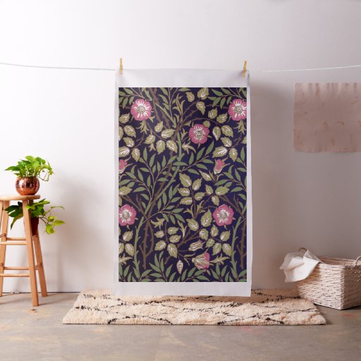 William Morris Sweet Briar Floral Art Nouveau Fabric