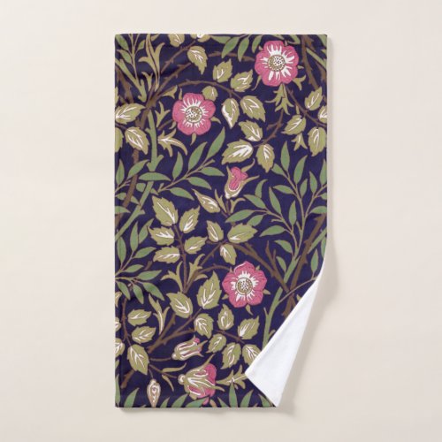 William Morris Sweet Briar Floral Art Nouveau Hand Towel