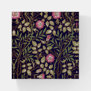 William Morris Sweet Briar Floral Art Nouveau Paperweight
