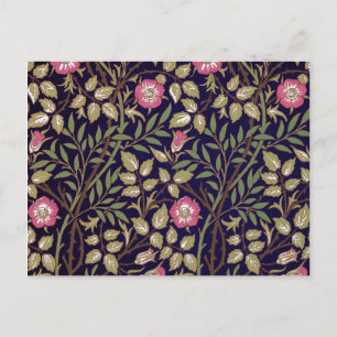 William Morris Sweet Briar Floral Art Nouveau Postcard