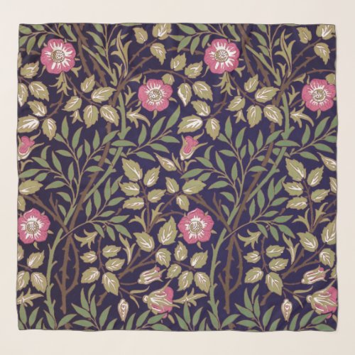 William Morris Sweet Briar Floral Art Nouveau Scarf