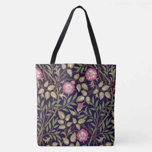 William Morris Sweet Briar Floral Art Nouveau Tote Bag