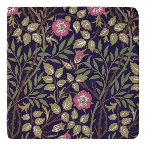 William Morris Sweet Briar Floral Art Nouveau Trivet
