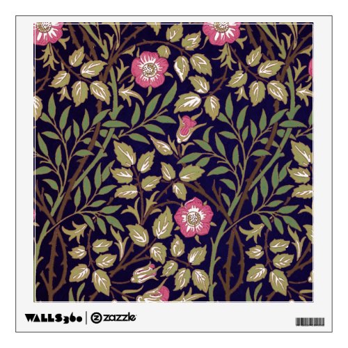 William Morris Sweet Briar Floral Art Nouveau Wall Sticker