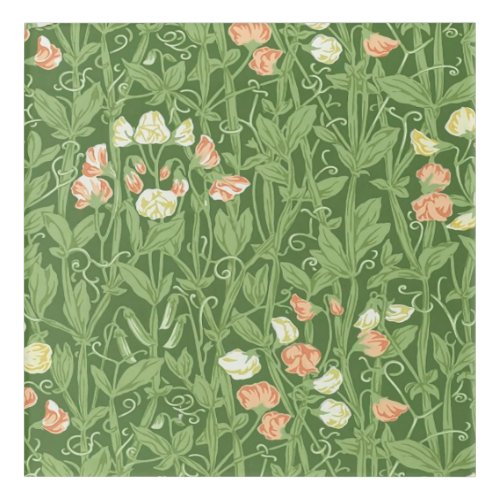William Morris Sweet Pea Floral Design Acrylic Print