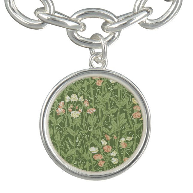 William Morris Sweet Pea Floral Design Bracelet (Design)