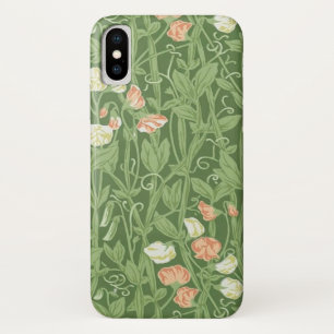 William Morris Sweet Pea Floral Design iPhone X Case