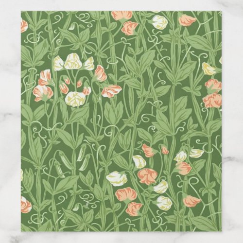 William Morris Sweet Pea Floral Design Envelope Liner