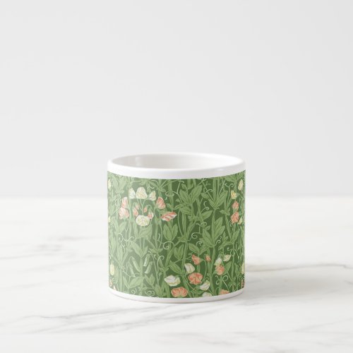William Morris Sweet Pea Floral Design Espresso Cup