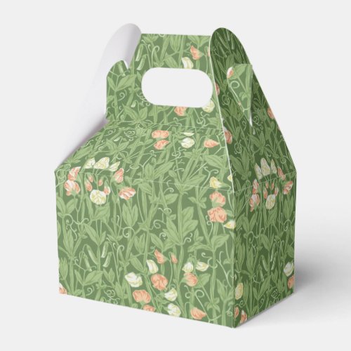 William Morris Sweet Pea Floral Design Favor Boxes