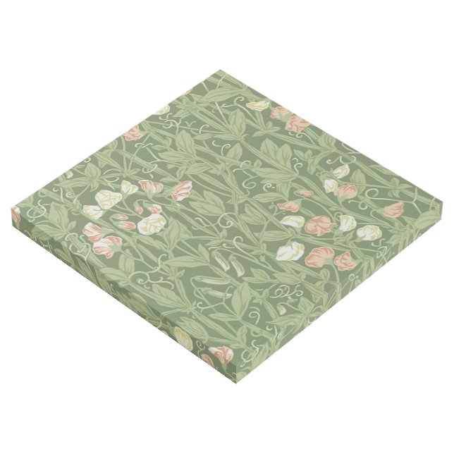 William Morris Sweet Pea Floral Design Gallery Wrap (3/4)