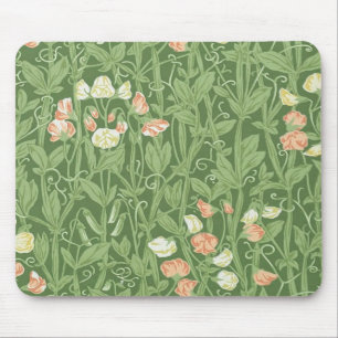 William Morris Sweet Pea Floral Design Mouse Pad