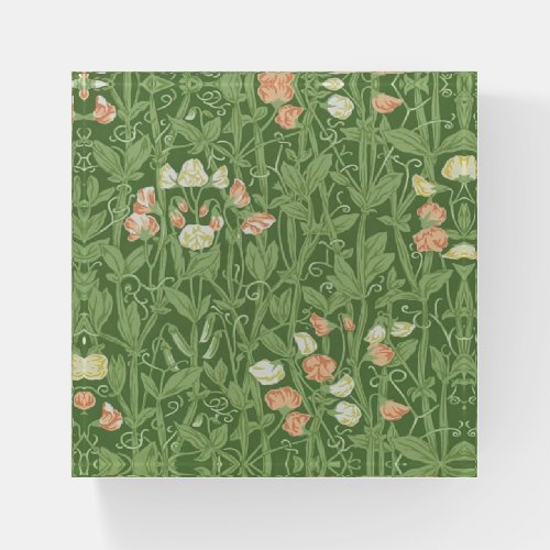 William Morris Sweet Pea Floral Design Paperweight