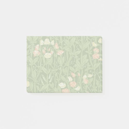 William Morris Sweet Pea Floral Design Post_it Notes