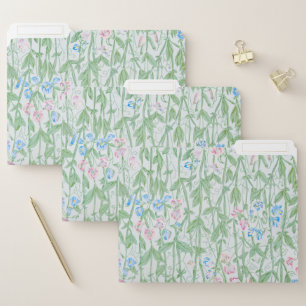 William Morris Sweet Pea Floral Pattern Classic File Folder