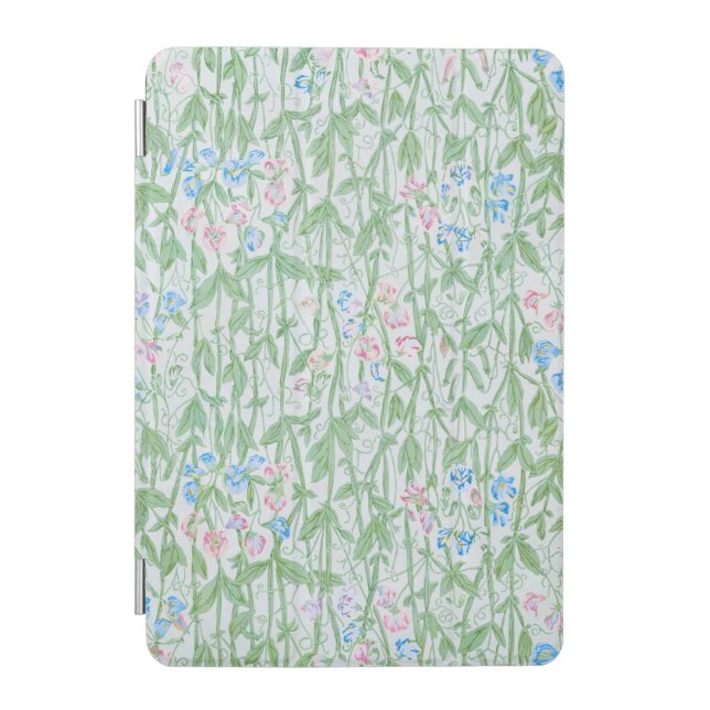 William Morris Sweet Pea Floral Pattern Classic iPad Mini Cover (Front)