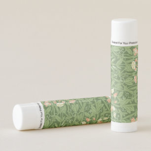 William Morris Sweet Pea Pattern Vintage Botanical Lip Balm