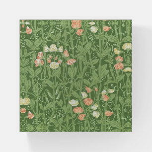 William Morris Sweet Pea Pattern Vintage Botanical Paperweight