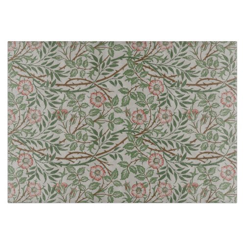William Morris Sweetbriar Floral Art Nouveau Cutting Board