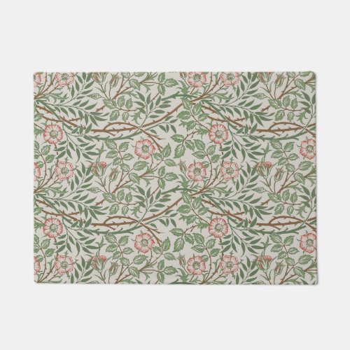 William Morris Sweetbriar Floral Art Nouveau Doormat