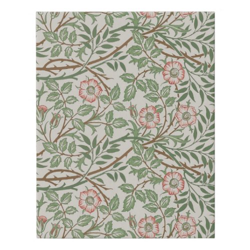 William Morris Sweetbriar Floral Art Nouveau Faux Canvas Print