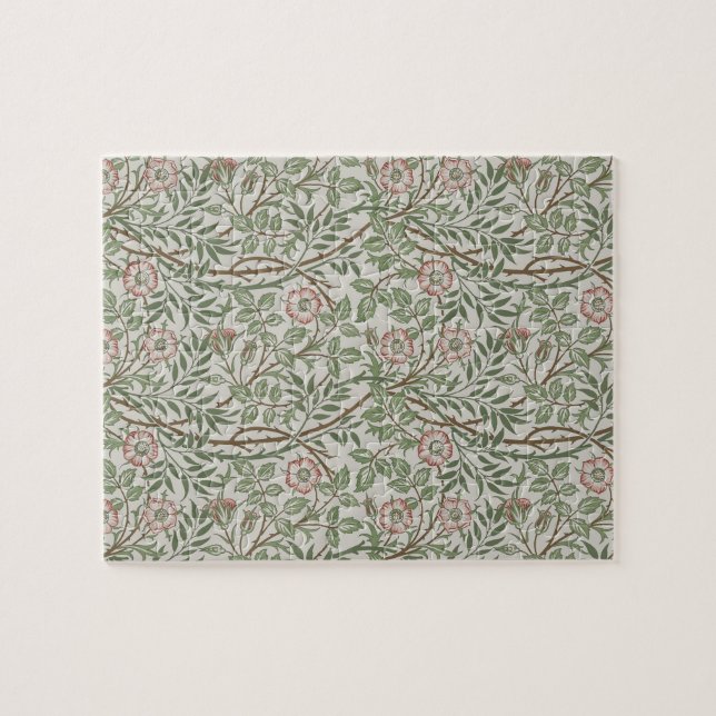 William Morris Sweetbriar Floral Art Nouveau Jigsaw Puzzle (Horizontal)