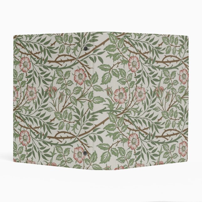 William Morris Sweetbriar Floral Art Nouveau Mini Binder (Background)