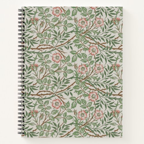 William Morris Sweetbriar Floral Art Nouveau Notebook