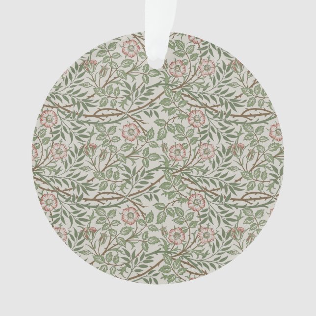 William Morris Sweetbriar Floral Art Nouveau Ornament (Front)