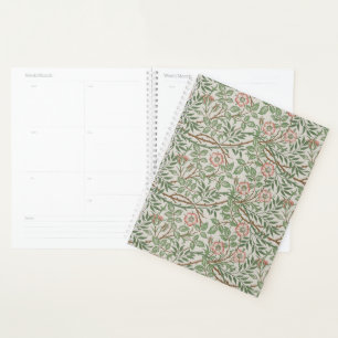 William Morris Sweetbriar Floral Art Nouveau Planner