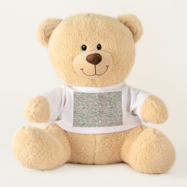 William Morris Sweetbriar Floral Art Nouveau Teddy Bear (Front)