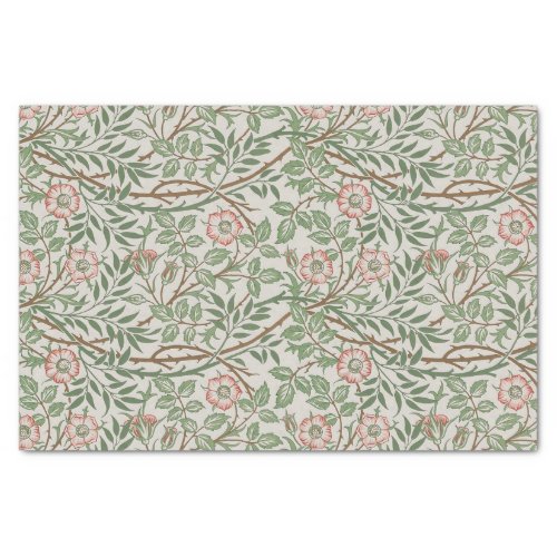 William Morris Sweetbriar Floral Art Nouveau Tissue Paper