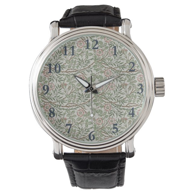 William Morris Sweetbriar Floral Art Nouveau Watch (Front)