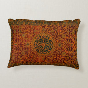 William Morris Tapestry Carpet Rug Accent Pillow