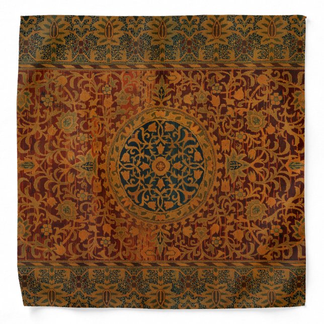 William Morris Tapestry Carpet Rug Bandana (Front)