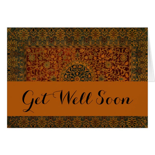 William Morris Tapestry Carpet Rug Cards (Front Horizontal)