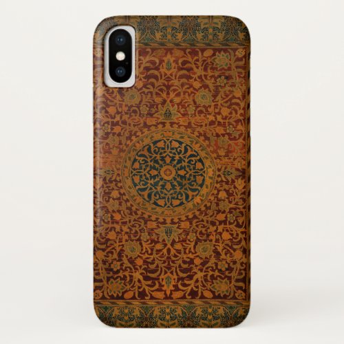 William Morris Tapestry Carpet Rug iPhone X Case