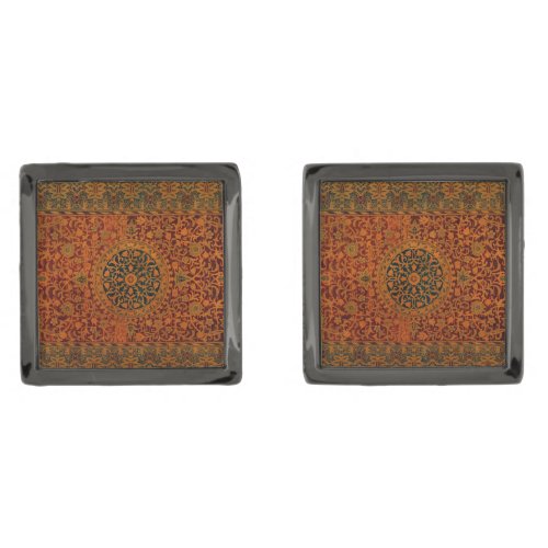 William Morris Tapestry Carpet Rug Cufflinks