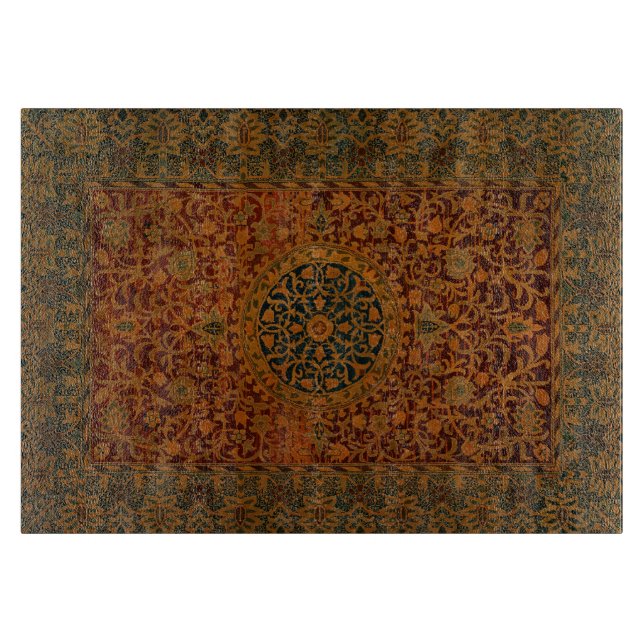William Morris Tapestry Carpet Rug Cutting Board (Front)