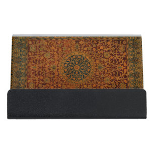 William Morris Tapestry Carpet Rug Desk Business Card Holder