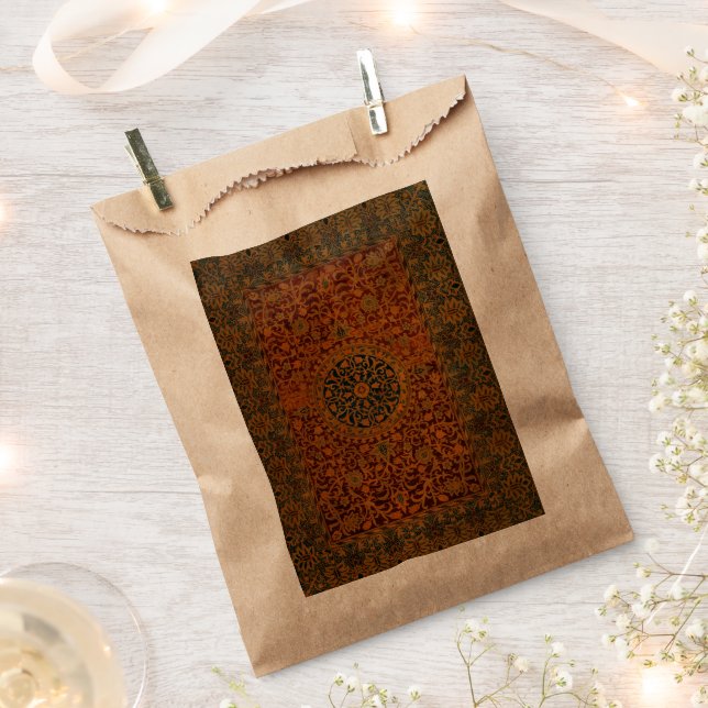William Morris Tapestry Carpet Rug Favor Bag (Clipped)
