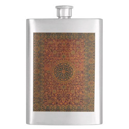 William Morris Tapestry Carpet Rug Flask
