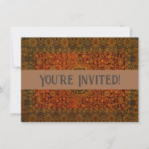 William Morris Tapestry Carpet Rug Invitation