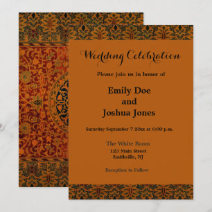 William Morris Tapestry Carpet Rug Invitation