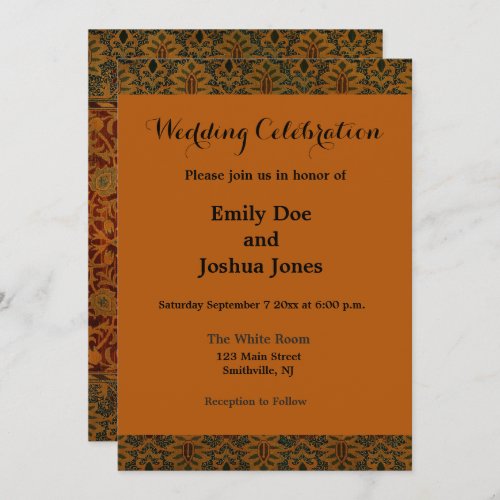 William Morris Tapestry Carpet Rug Invitation