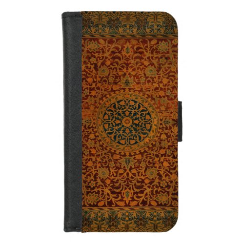 William Morris Tapestry Carpet Rug iPhone 87 Wallet Case
