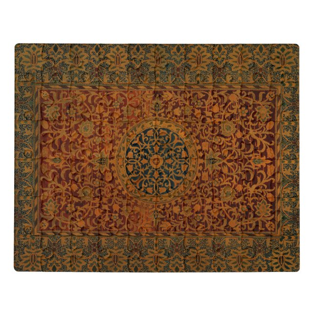 William Morris Tapestry Carpet Rug Jigsaw Puzzle (Puzzle Horizontal)