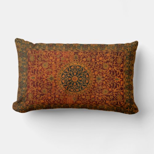 William Morris Tapestry Carpet Rug Lumbar Pillow