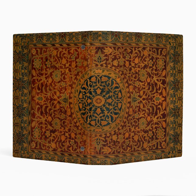 William Morris Tapestry Carpet Rug Mini Binder (Background)