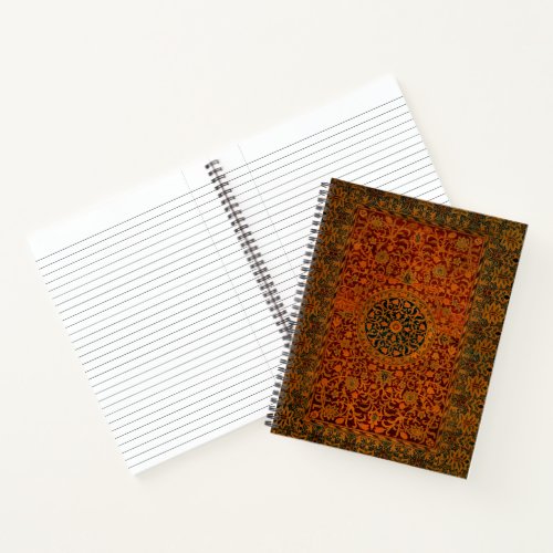 William Morris Tapestry Carpet Rug Notebook